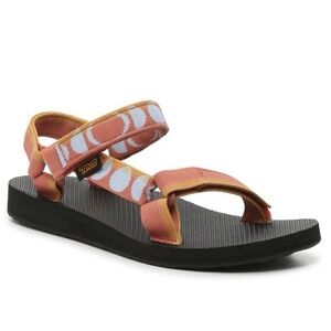 Teva, universal coral golden periwinkle, moon phase sandals size 8, women’s